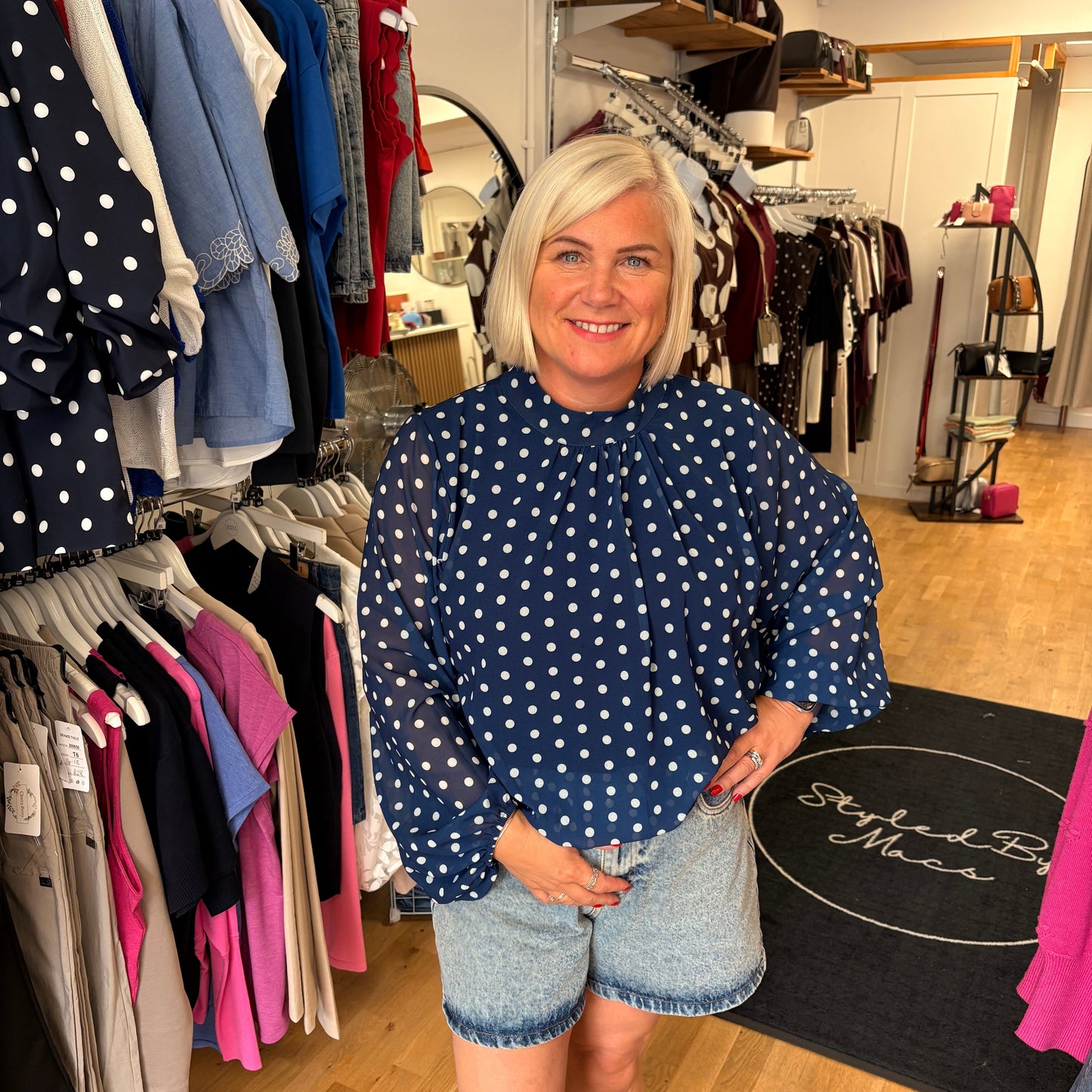 DOLLY High Neck Blouse