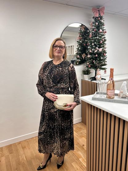 VIENNA Pleated Dress