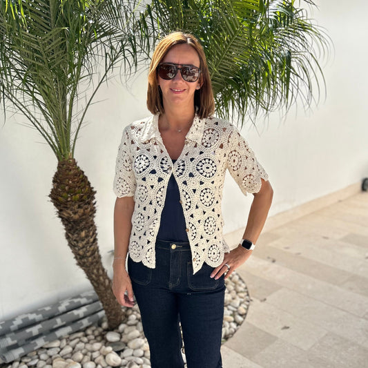 ARABELLA Crochet Blouse