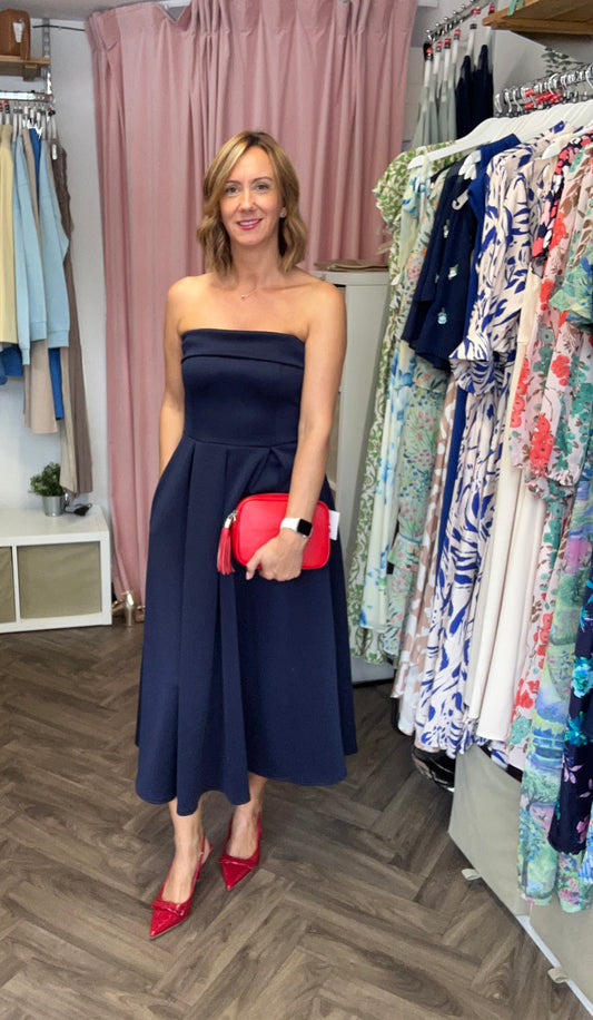 DANNI Strapless Midi Dress
