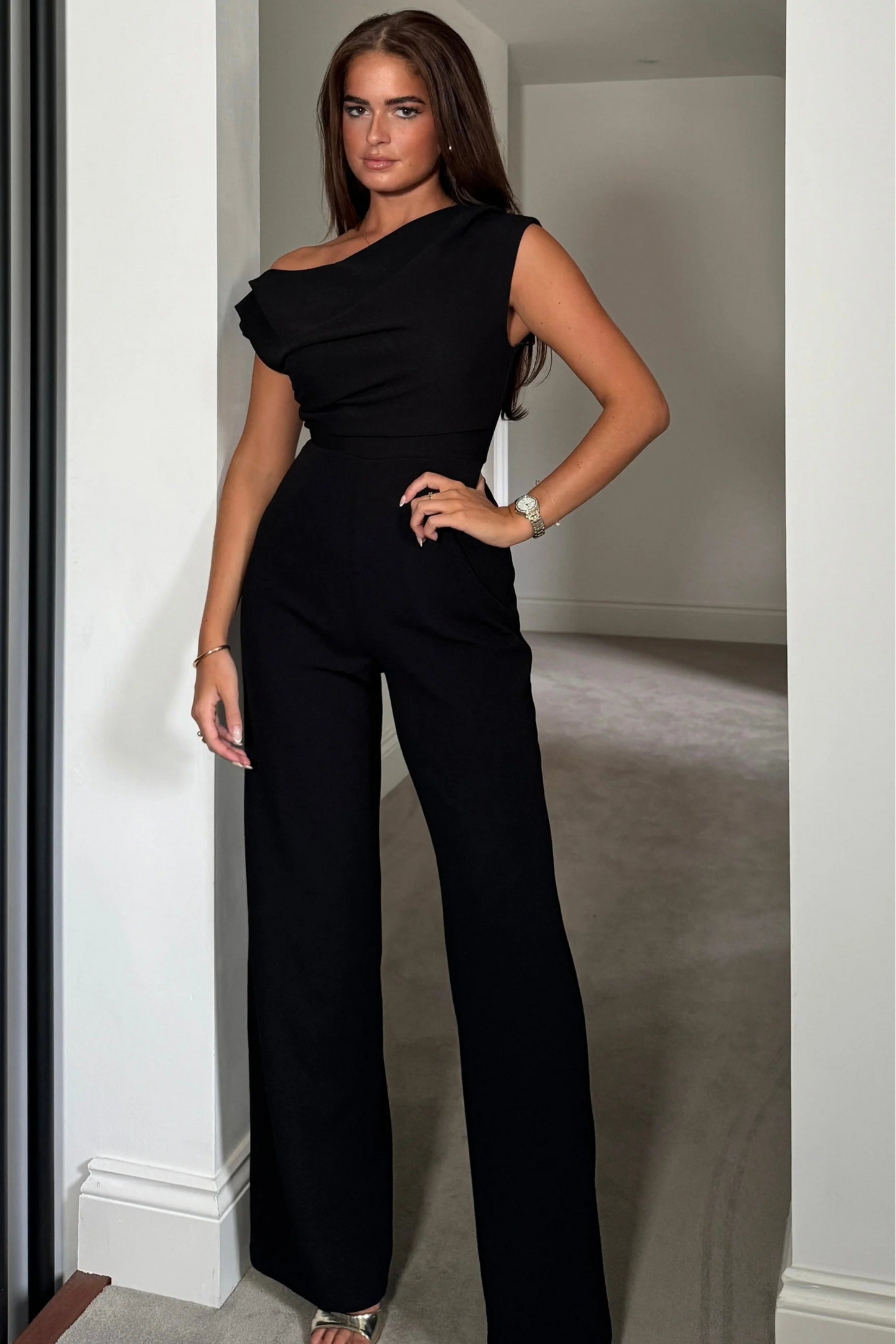Donna Asymmetric Jumpsuit