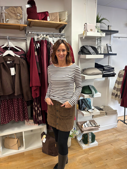 GLORIA Cord MIni Skirt