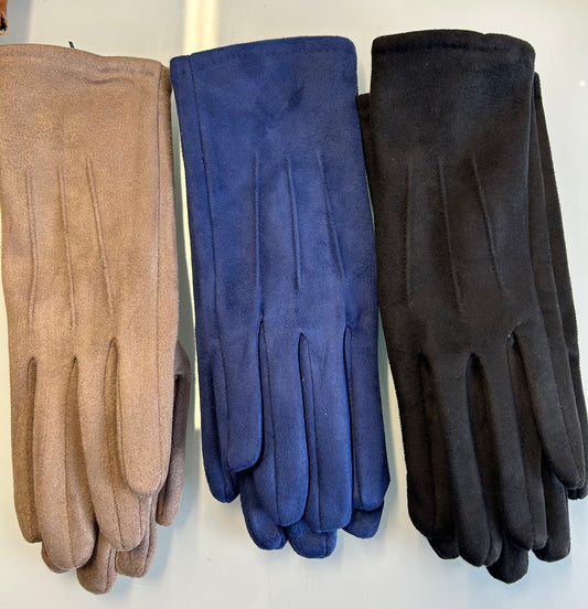 LUXE Faux Suede Gloves