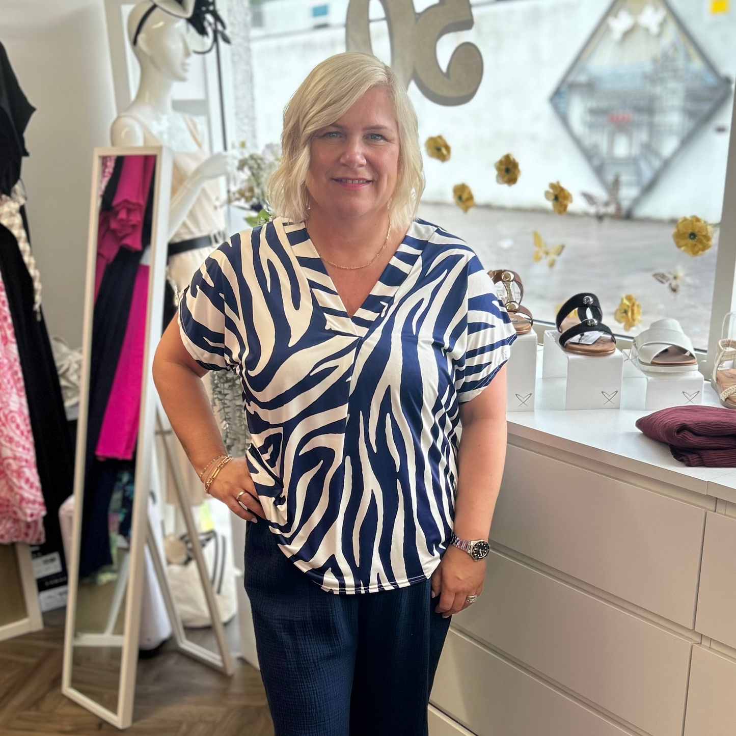 KAY V Neck Top