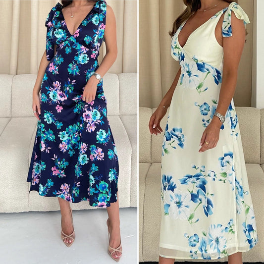 BEVERLY Floral Midi Dress