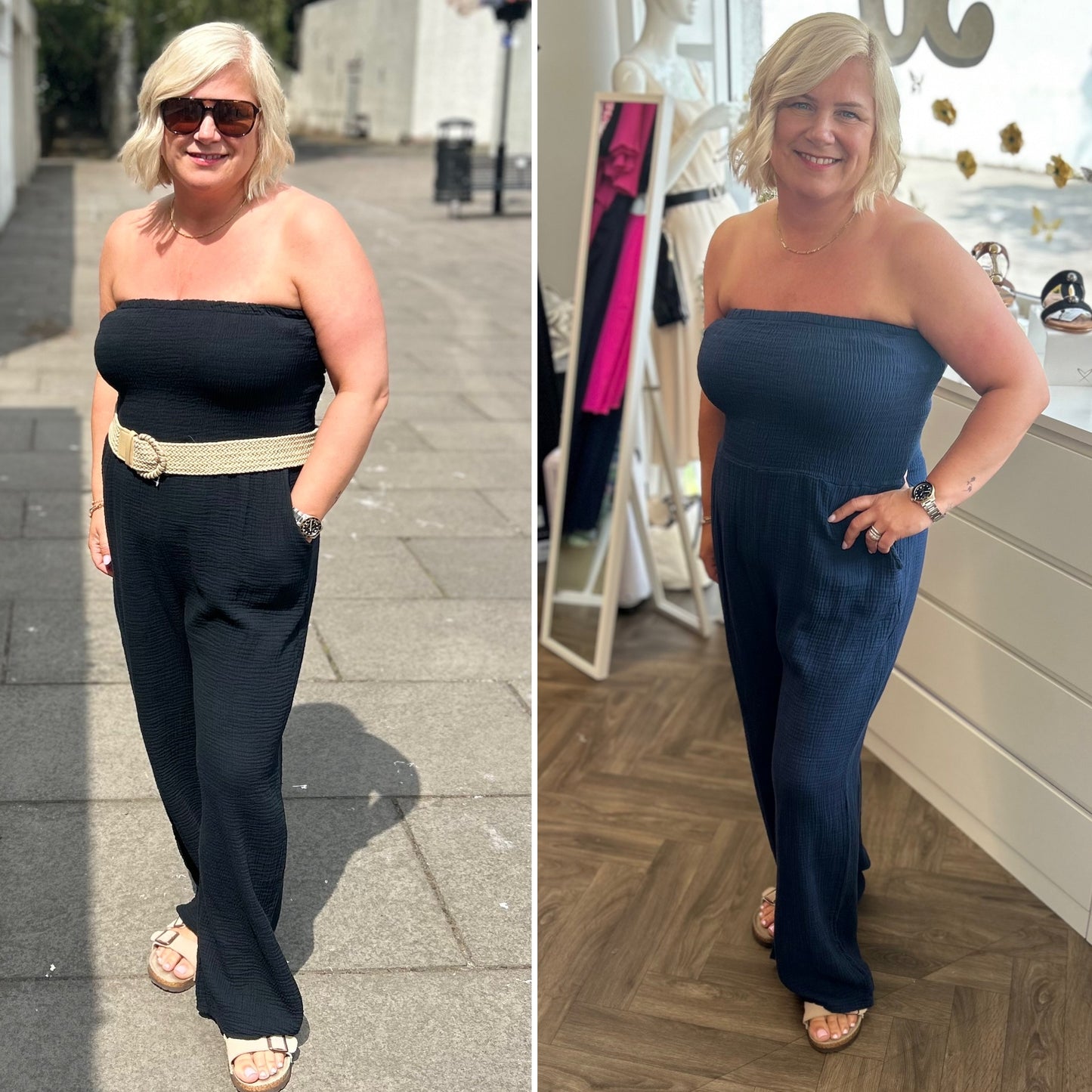 MADDIE Bardot Jumpsuit