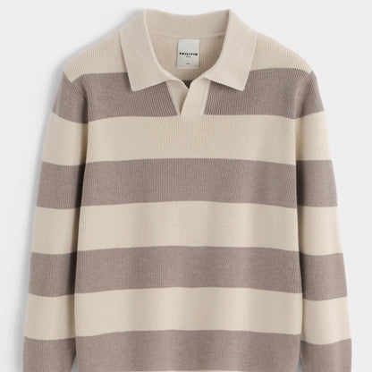 ANDRE Striped Jumper with Collar