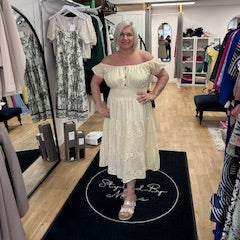CALLA Bardot Midi Dress