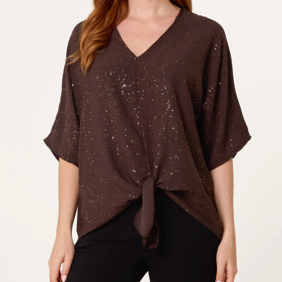 LUCY V Neck Top