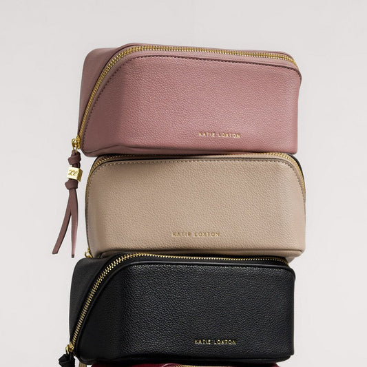 MILLIE Fold-Out Mirror Makeup Bag