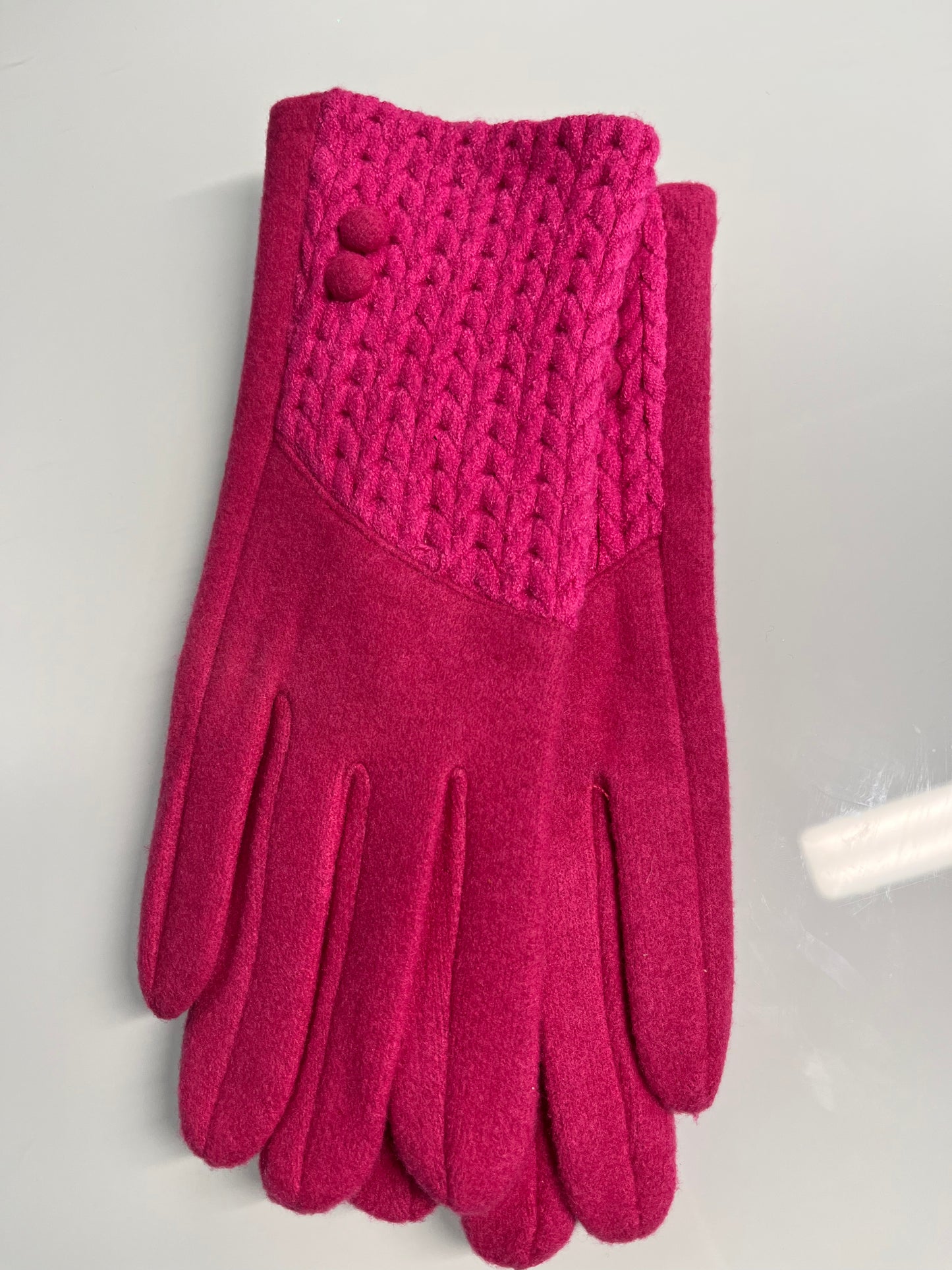 LUXE Knitted Detail Gloves